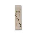 10TH PLACE 2"x8" Stock Lapel Award Ribbon (Pinked)